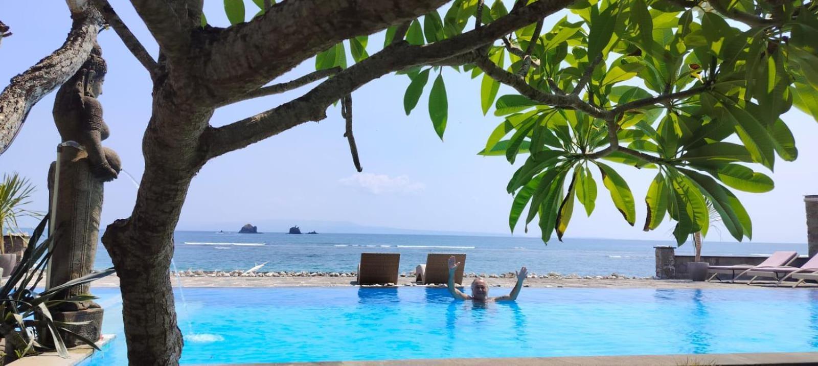 Ganesh Beach Hotel Candidasa Exteriör bild